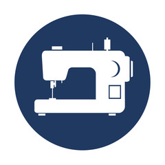 sewing machine isolated icon design, vector illustration  graphic 