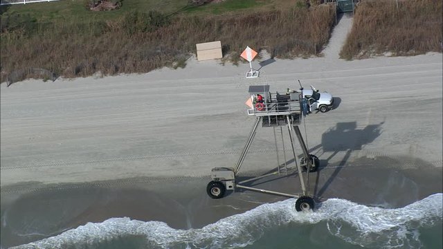 Beach Tower Submerged