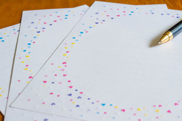 Stationery and pen