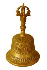 Hand Bell isolated on a white background