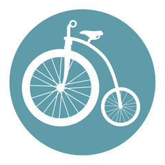 Fototapeta premium vintage Bicycle isolated icon design, vector illustration graphic 