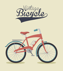 vintage Bicycle isolated icon design, vector illustration  graphic 