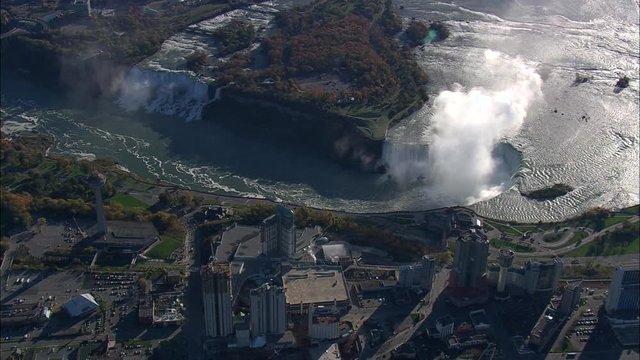 Skylon Tower On Canadian Side Of Falls 