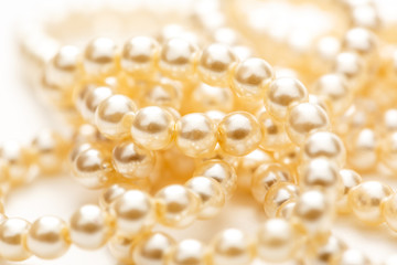 White pearl necklace