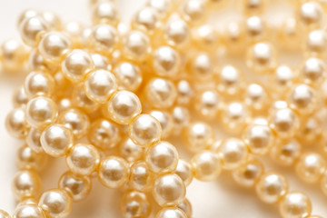 White pearl necklace