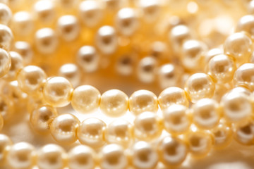 White pearl necklace