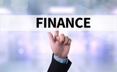 Finance bar graph chart investment money