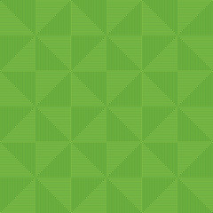 Geometric background of green triangles. Seamless pattern of triangles. Abstract geometric pattern of horizontal and vertical lines