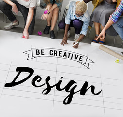 Design Be Creative Art Graphic Concept