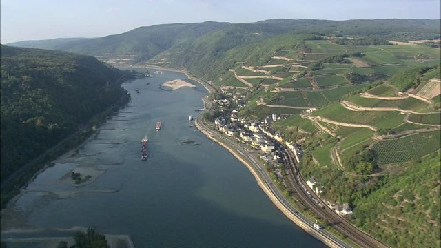 The Rhine Near Assmannshausen