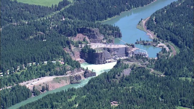 Noxon Dam On Clark Fork River