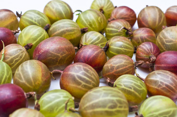 Stachelbeeren freigestellt