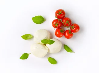 Foto op Plexiglas mozzarella, tomatoes and basil © Viktor