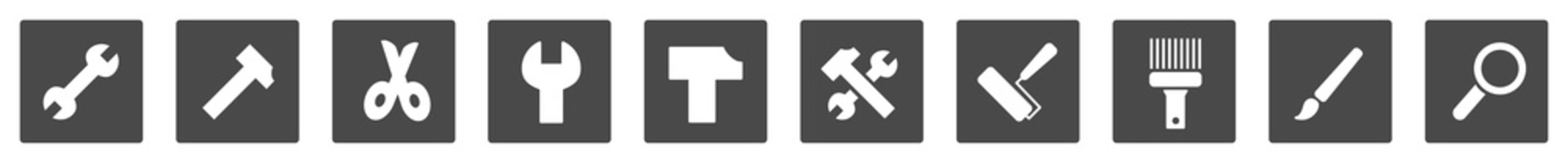 Fototapeta premium Tools Icons