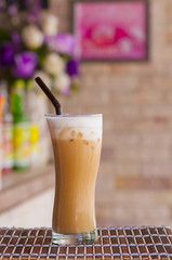 Latte cool in thai style Glass Spiral