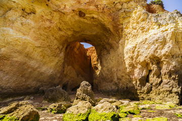 Obraz premium beautiful cave in the Algarve Portugal