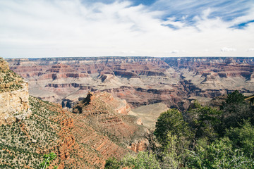 Fototapeta na wymiar Beautiful view of Grand canyon, famous place for tourists.