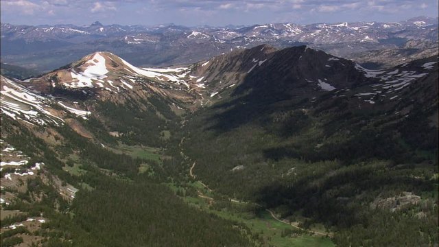 Small Mountain And Small Lakes