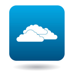 Obraz premium Clouds icon in simple style on a white background