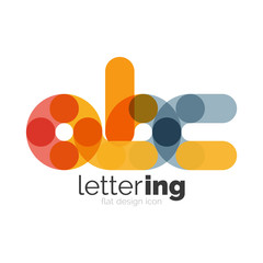 Letter logo business icon