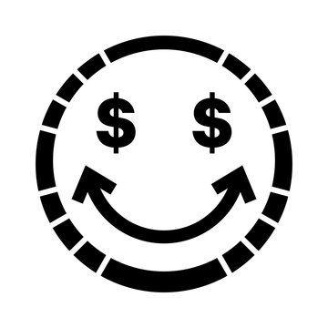 Money face's smile