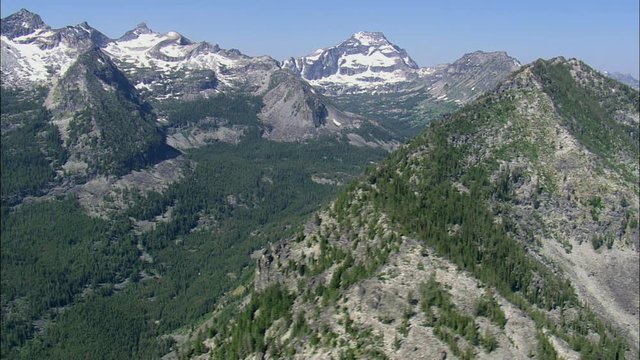 Bitterroot Mountains Past Lake Como