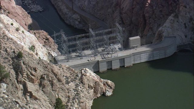 Kortes Reservoir And Canyon