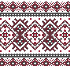 knitting pattern in geometric style