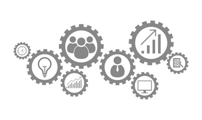 Business mechanism concept.