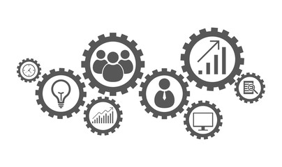 Business mechanism concept.