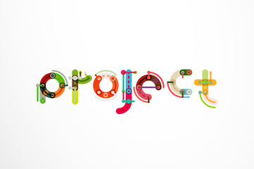 Project word letter banner