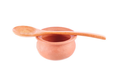 Earthenware White background