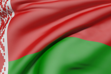 Belarus flag waving