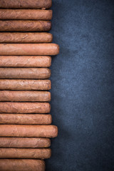 luxury cigars border background