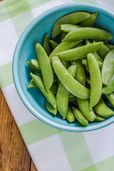 sweet green pea in bowl