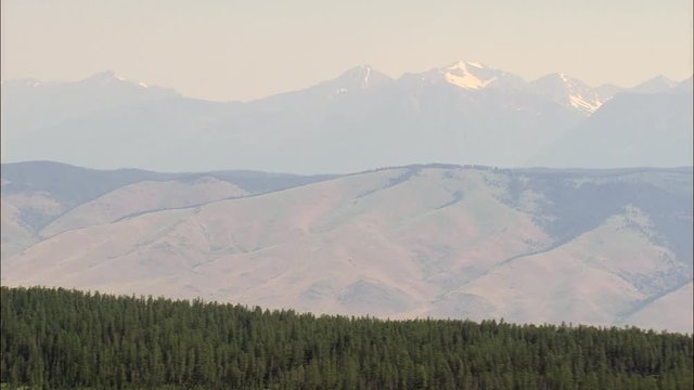 Jacko River Valley With Mission Mountains, Background