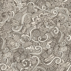 Cartoon hand-drawn doodles on the subject of Africa style theme