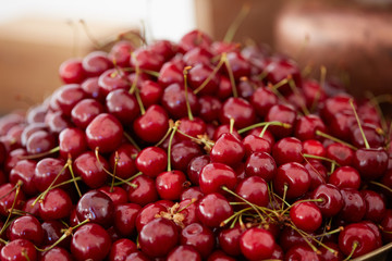 delicious, beautiful large cherry