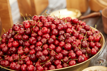 delicious, beautiful large cherry