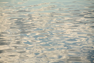 sunset over the river