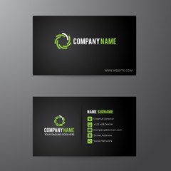 Business card template