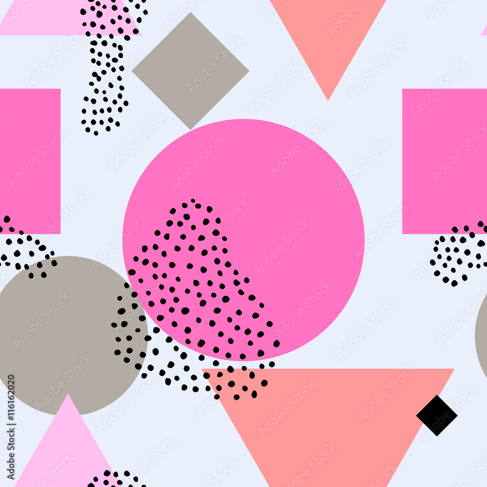 Poster scandinavian seamless pattern
