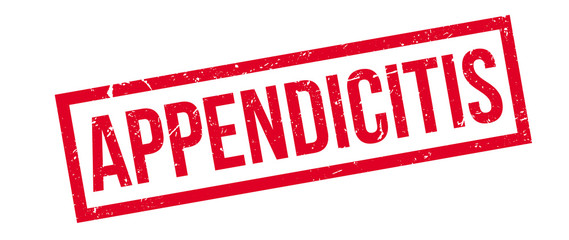 Appendicitis rubber stamp