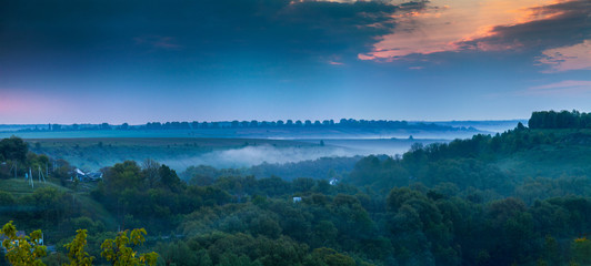 Obraz premium Morning fog