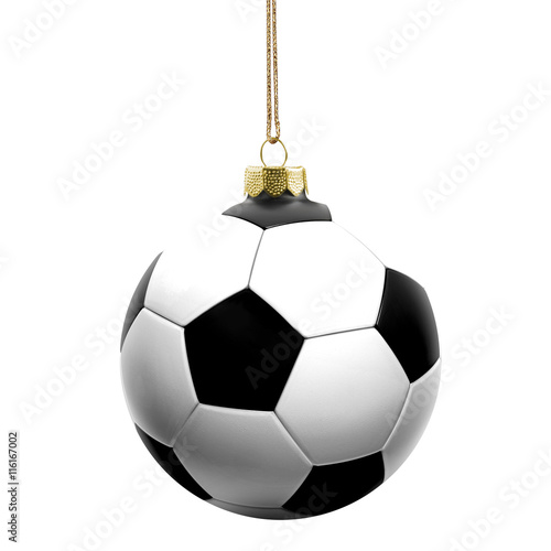 "Weihnachtskugel Fußball" Stockfotos und lizenzfreie Bilder auf Bild 116167002