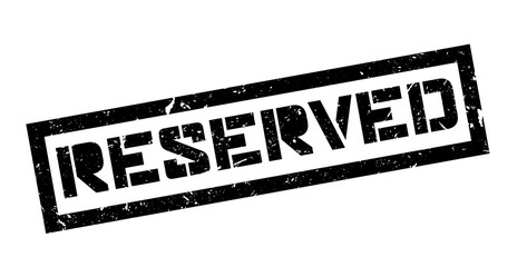 Reserved rubber stamp