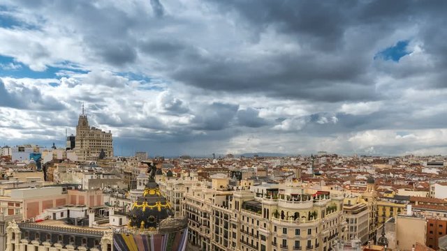 Madrid Historical Center Birds Eye Street View