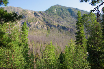 mountain scenery Eastern Sayan