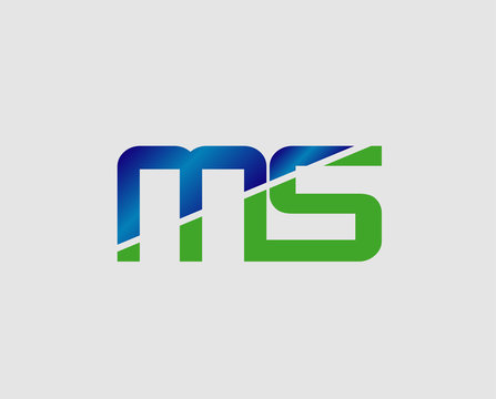 MS company group linked letter logo
