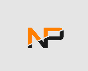 N and P logo vector
